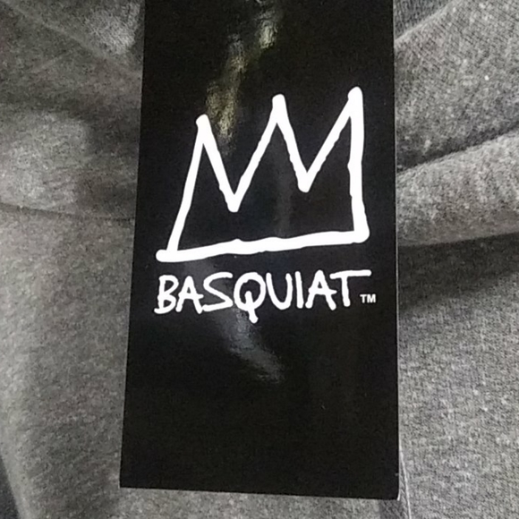 NWT Jean Michel Basquiat XL Yellow Crown Hoodie - Picture 5 of 5